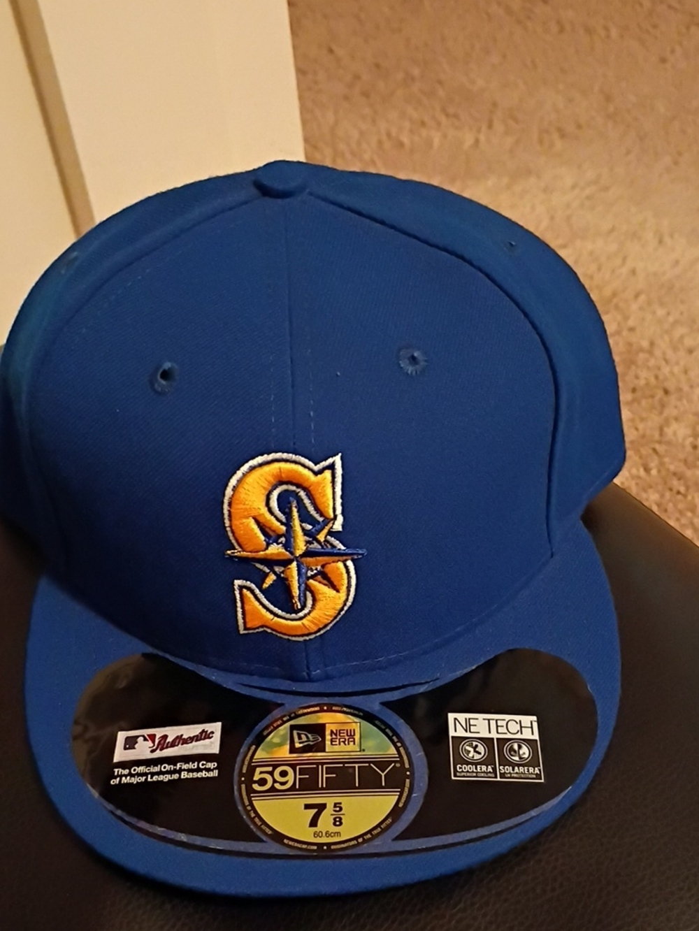 New Era Royal Blue Seattle Mariners 59FIFTY Fitted Hat